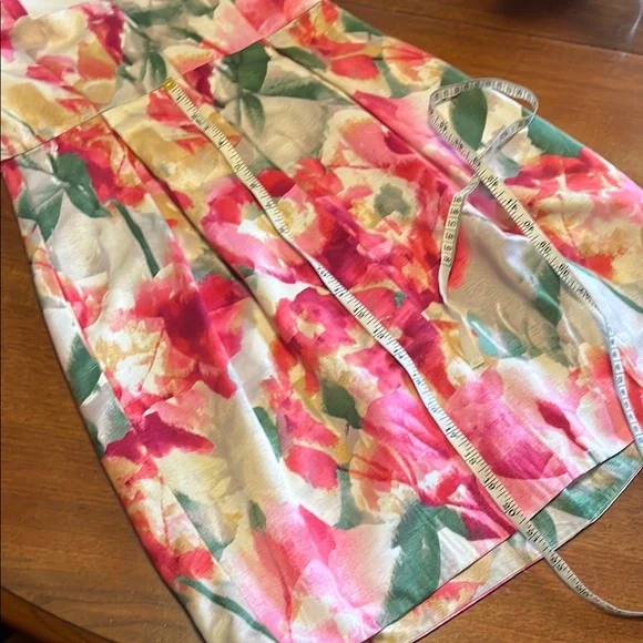 Eliza J Pink and Orange Sleeveless Cocktail Dress - Picture 10 of 13